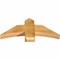 Ekena Millwork Bellingham Rough Sawn Timber Gable Bracket, Western Red Cedar, 36"W x 15"H x 4"D x 6"F, 10/12 Pitch GBW036X15X0406BEL00RWR - alternate 2